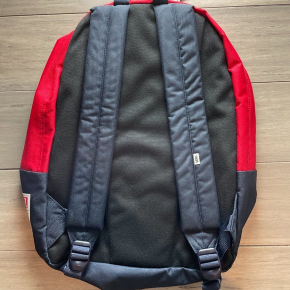 Vans CAPTAIN MARVEL Girls Backpack/Schoolbag, Racing Red VN0A3QXFIZQ NEW - Picture 2 of 14